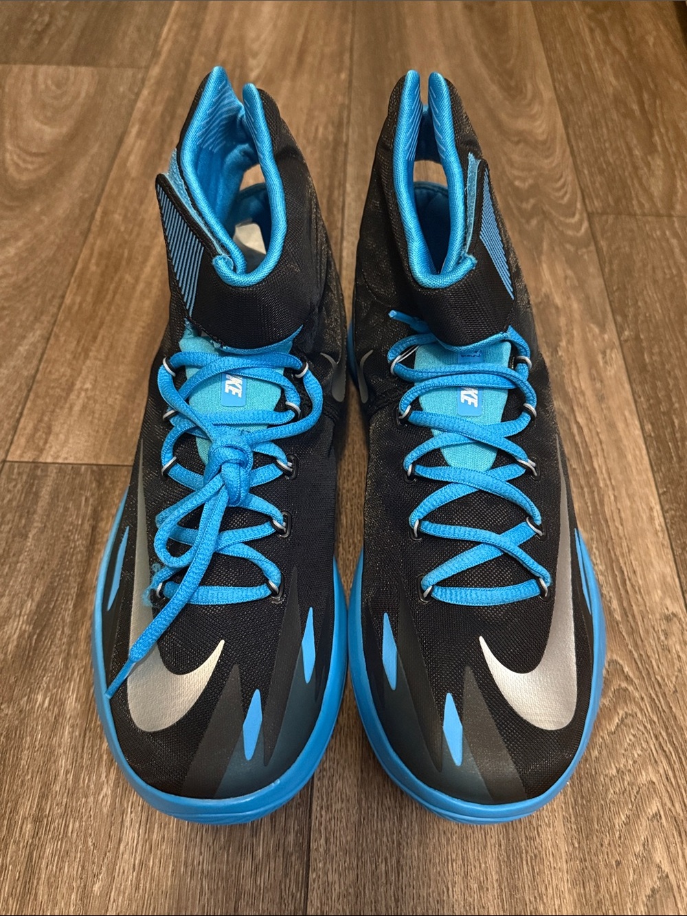 Nike Zoom HyperRev 630913-008 Black Blue DS New Size 9 Basketball Shoes